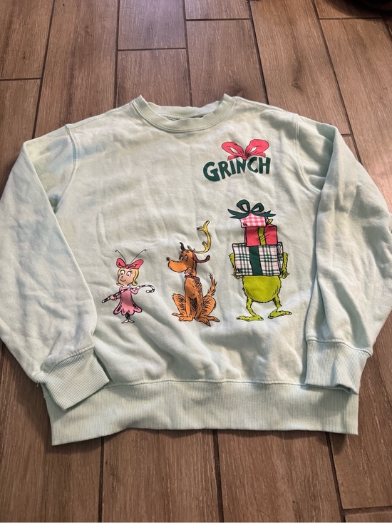 The Grinch Sweaters - The Grinch Graphic Crewneck Sweatshirt - Light Mint